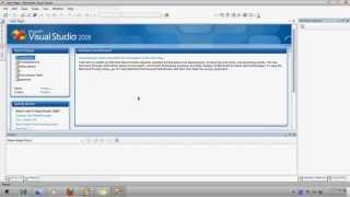 Creating First c program in visual studio 2008