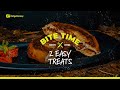 Bite Time Quick Bites - 2 Easy Treats (Banana & Nutella Bagel // Brie & Pear Toastie)