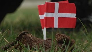 Hundelorte på fortorvet pyntes med flag - DR Nyheder