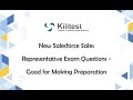 New Salesforce Sales Representative Exam Questions - Good for Making Preparation