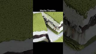 抹茶あずきティラミスを作ってみた！ Matcha Mashed Bean Paste Tiramisu 33 ｜チーズケーキ研究室 #作ってみた #tiramisu  #치즈 #shorts