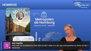 AIDAprima Metropolen Tour für Alleinreisende