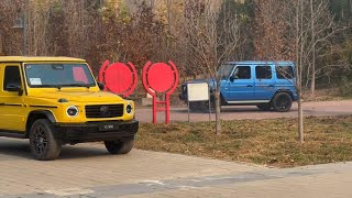 360 G-Turn | Mercedes G-Class vs BYD Yangwang U8 vs Chang'an Deepal G318 vs SAIC Baojun