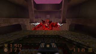 Quake  - E1M7 The House of Chthon Walkthrough