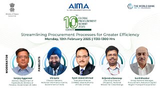 Plenary Session 1- Streamlining Procurement Processes for Greater Efficiency.