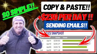 Earn $230/Day For BEGINNERS - Copying \u0026 Pasting Just Sending Out Emails! (Make Money Online 2023)