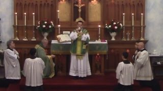 Holy Mass - Celebrated by Bishop Lopes - Twenty-Second Sunday after Trinity - Oct. 23rd, 2016