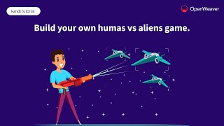 how to build game using pygame | Humans Vs. Aliens game | kandi tutorial