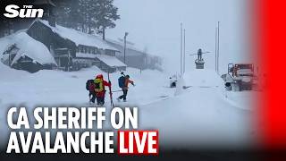 LIVE: Nevada County Sheriff provides update on 9 missing skiers after Lake Tahoe avalanche