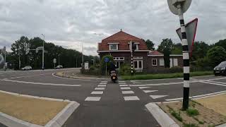 Cycling from Oldenzaal to Hengelo timelapse [4K]