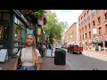 🇨🇦 【4k】☀️ downtown vancouver bc canada. relaxing walk. july 29 2023.