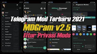 ✅UPDATE Telegram iOS Terbaru 2022 || MDGram Messenger v11 Hadir Tampilan iPhone -Dark Thema