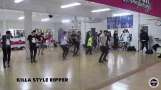 ROWDY TIGHT EYEZ y KILLA STYLE RIPPER en LA URBAN DANCE FACTORY (KRUMP)