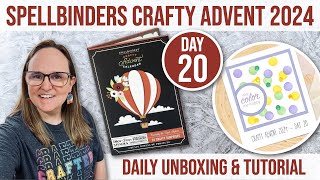 Day 20 🎄 Spellbinders 2024 Crafty Advent Calendar | December 20th Reveal \u0026 Project Tutorial