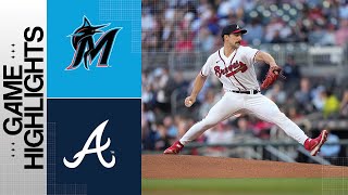 Marlins vs. Braves Game Highlights (4/24/23) | MLB Highlights