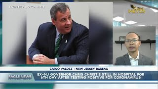 Ex-NJ governor Chris Christie still in hospital for 6th day after testing positive for coronavirus