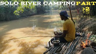 Solo camping in forest||part 2||solo camping near by river||solo camping in India||river camping