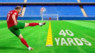 Recreating World Cup Goals from 1-40 Yards