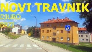 Novi Travnik, car round through the city, Ljudevit Gaja and Stjepan Tomašević streets, July 2024