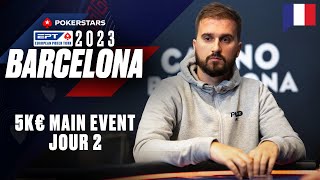 EPT Barcelona 2023 5K€ MAIN EVENT - Jour 2 avec Benny & Yu  ♠️ PokerStars en Français