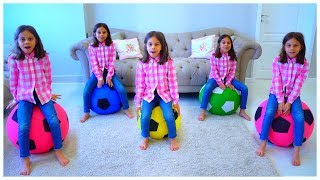 Five Little Monkeys Jumping on the Bed - Nursery Songs for Children by KLS