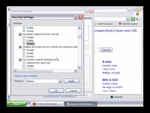 How To Enable ActiveX Controls on Internet Explorer. How To Enable ActiveX Controls on Internet Explorer.