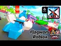 Flag wars gameplay in Roblox by MatMin Gamerz.