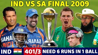 INDIA VS SOUTH AFRICA ODI FINAL  2009 FULL MATCH HIGHLIGHTS | IND VS SA MOST THRILLING EVER🔥😱