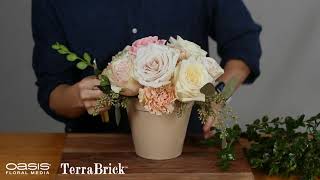 How to insert stems | OASIS® TerraBrick™ Floral Media