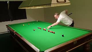 31 - 15 Reds Line-up Routine 2 #snooker #breakbuilding #practice #cueball