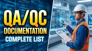 QA/QC Engineer Documents Explained | Complete List for Construction Projects (Saudi & Gulf)