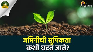 Soil Health : जमिनीची सुपीकता कमी होण्याची कारणे आणि उपाय | Agrowon | ॲग्रोवन