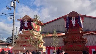 西条祭り 2021　北の町上組　新調お披露目式