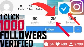 How to increase INSTAGRAM  followers 2020 || how to get verified on INSTAGRAM