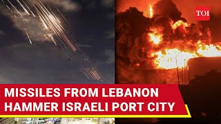 Israeli City Haifa Bombarded, Locals Run For Cover; Hezbollah Missiles Strike Deeper Into Israel