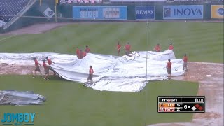 Nationals grounds crew can't get the tarp on the field, a breakdown