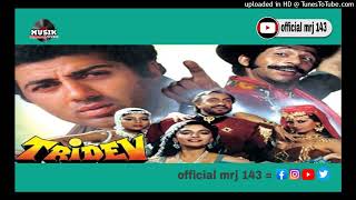 Main Teri Mohabbat Mein - TRIDEV - 1989 - Old superhits hindi song , official mrj 143