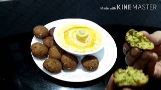 Arabic dish// falafel \u0026 hummus yummy dish// இப்தார்க்கு  இந்த மாதிரி  செய்து  கொடுங்க