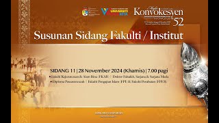 MAJLIS KONVOKESYEN UKM KE 52 - SIDANG 11