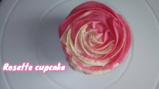 HOW TO PIPE ROSETTE ON A CUPCAKE
