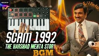 SCAM 1992 ~ The Harshad Mehta Story Theme BGM on MIDI KEYBOARD| Pankaj Gandhi| Sucheta Dalal| Achint