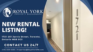 1 BED 1 BATH - CONDOMINIUM FOR RENT - 251 JARVIS STREET, TORONTO, ONTARIO