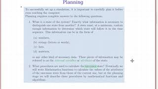 Introduction to Computer Simulation