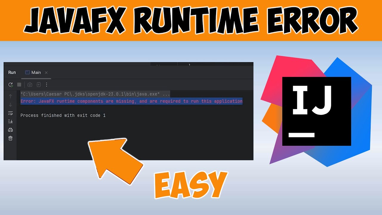 How To Fix Javafx Runtime Components Are Missing And Are Required To