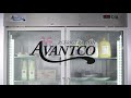 avantco glass door reach in refrigerators