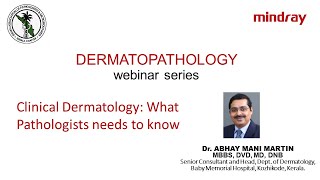 Live Webinar on Clinical Dermatology: What the pathologist needs to know | IAPM Kerala | Dr. Martin