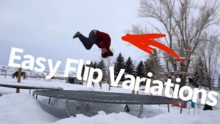 5 EASY Front Flip Variations