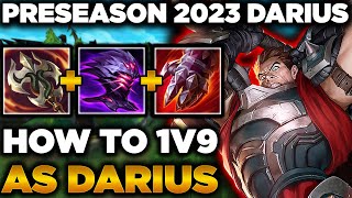 S13 Darius Gameplay | How to Carry as Darius in Preseason 2023 | Ravenous + Jak'Sho | Yorick Matchup