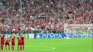 Drogba's Penalty Allainz MUNICH Champions League Final Winner 2012