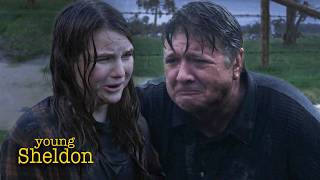George Shields Missy From a Tornado | Young Sheldon